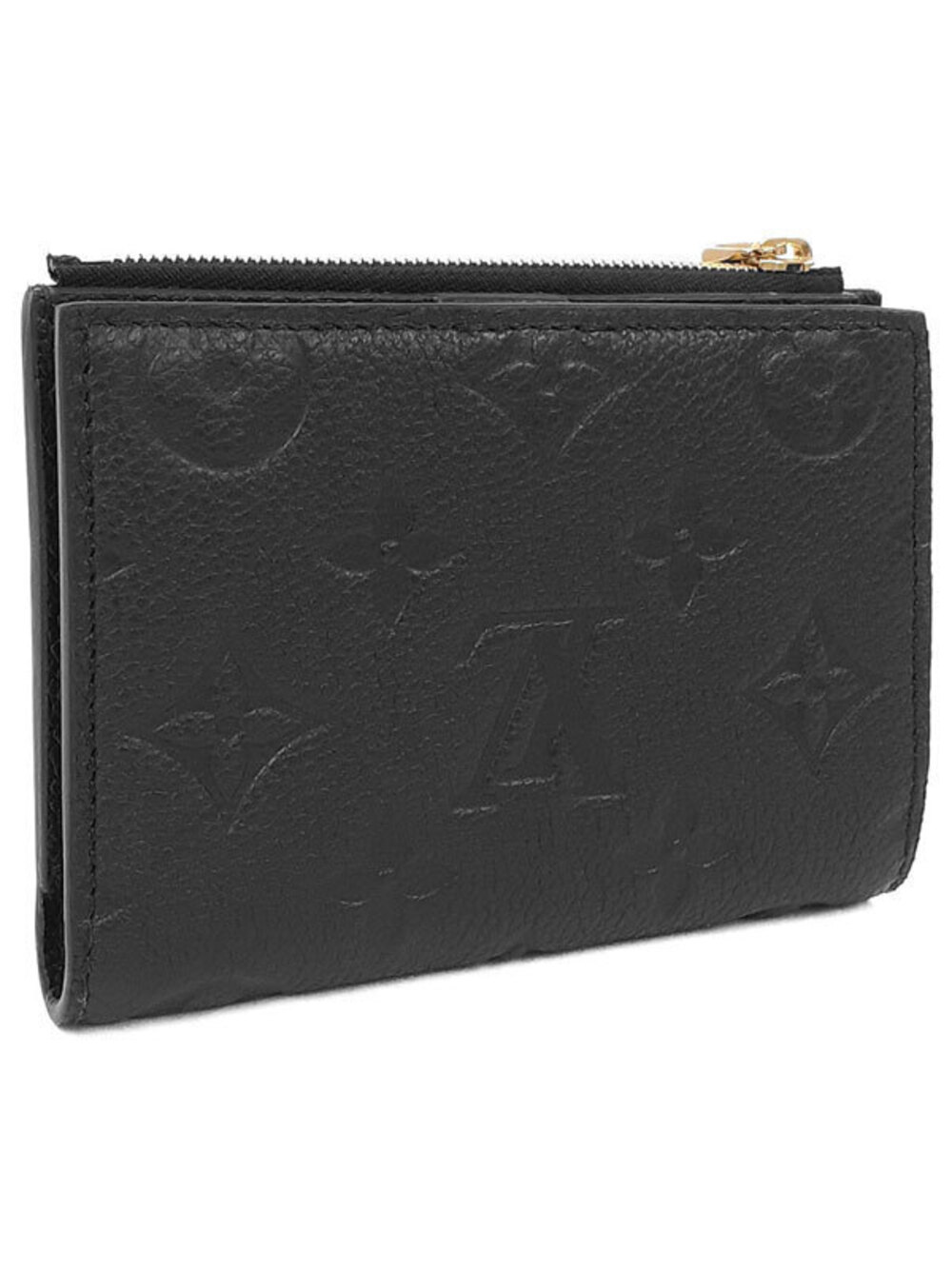 Louis Vuitton Portefeuille Monogram Bi Lisa fold Short Wallet Empreinte Brown